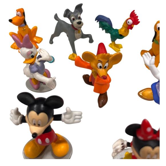 Disney Figurine Lot Mickey Minnie Pluto Daisy PVC Cake Topper Figures - Picture 5 of 15